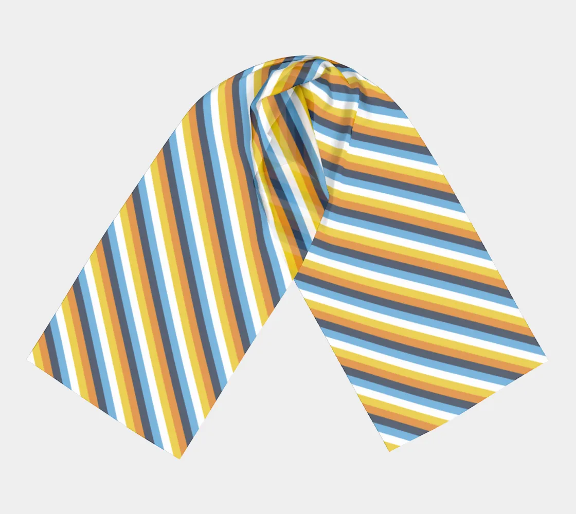 Aroace - V1 Striped Long Scarf