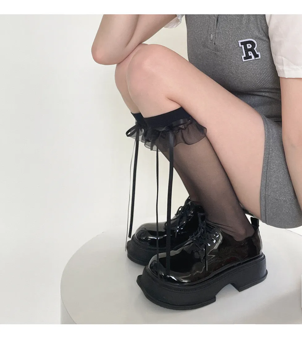 Ballerina Babydoll Below-knee Socks