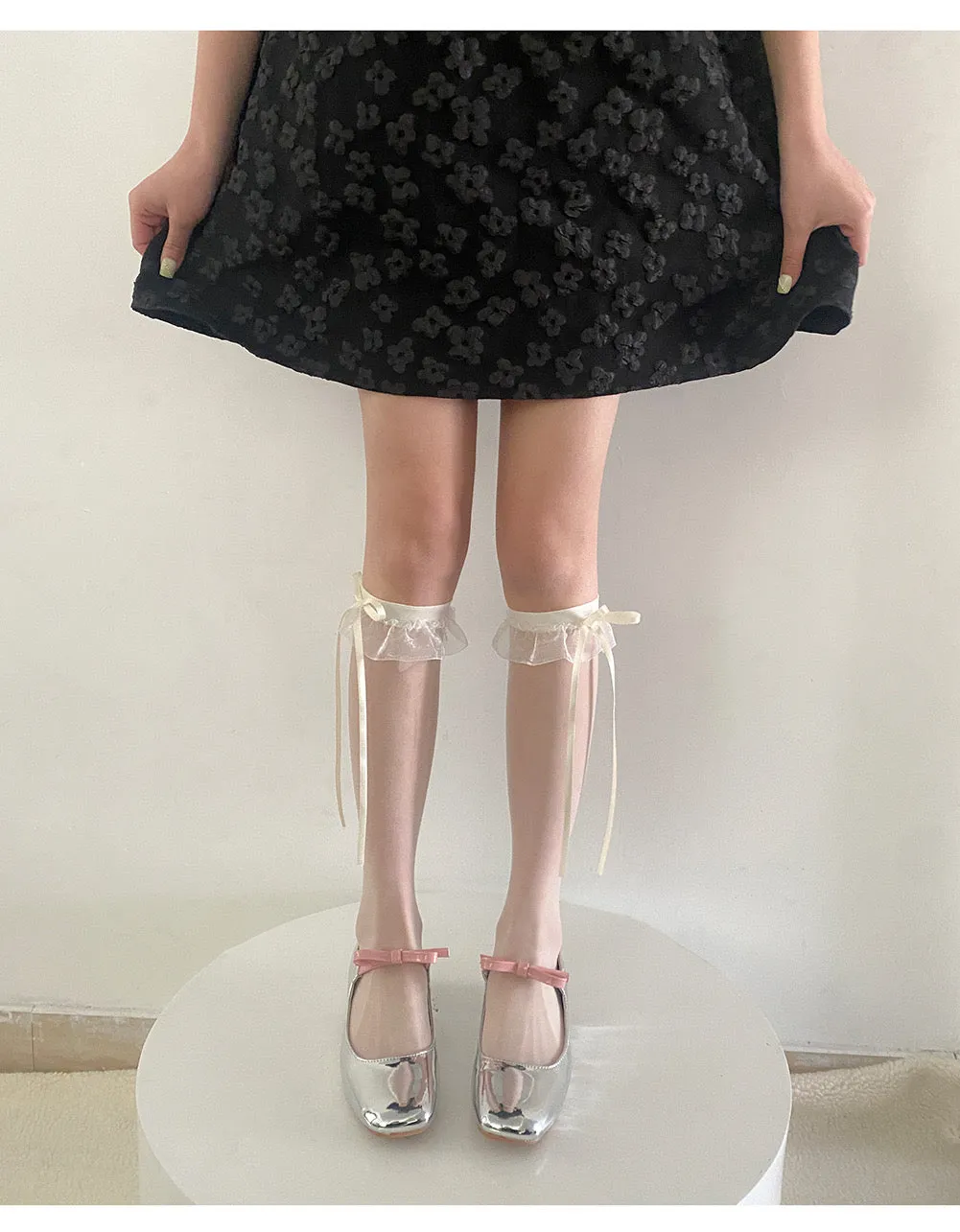Ballerina Babydoll Below-knee Socks