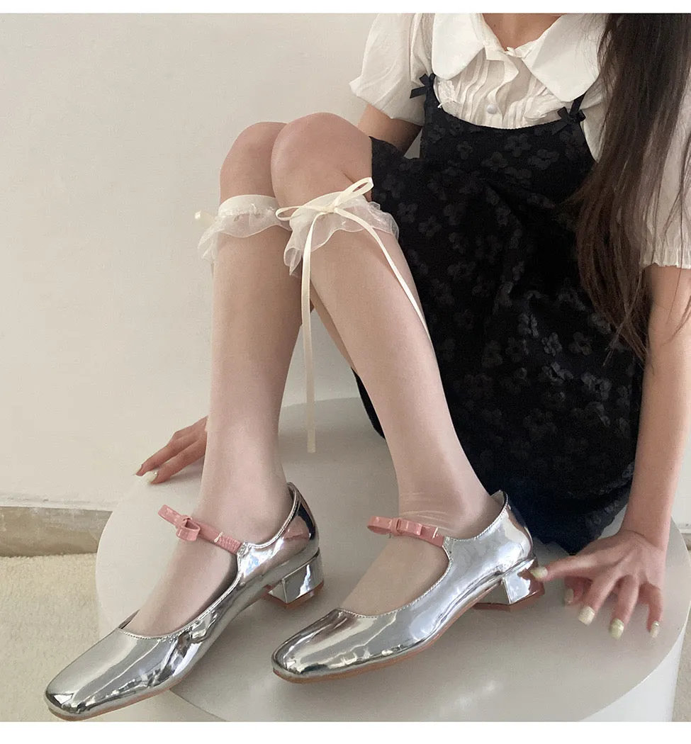 Ballerina Babydoll Below-knee Socks