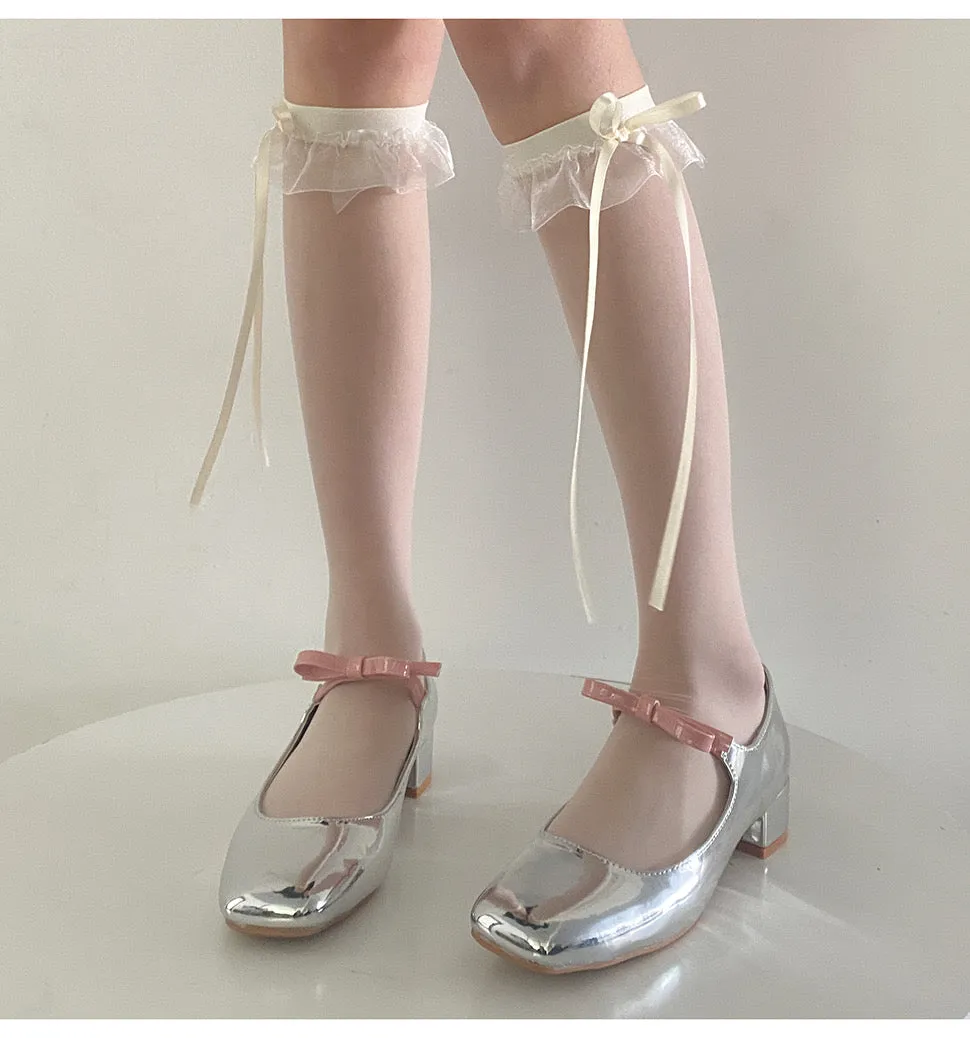 Ballerina Babydoll Below-knee Socks