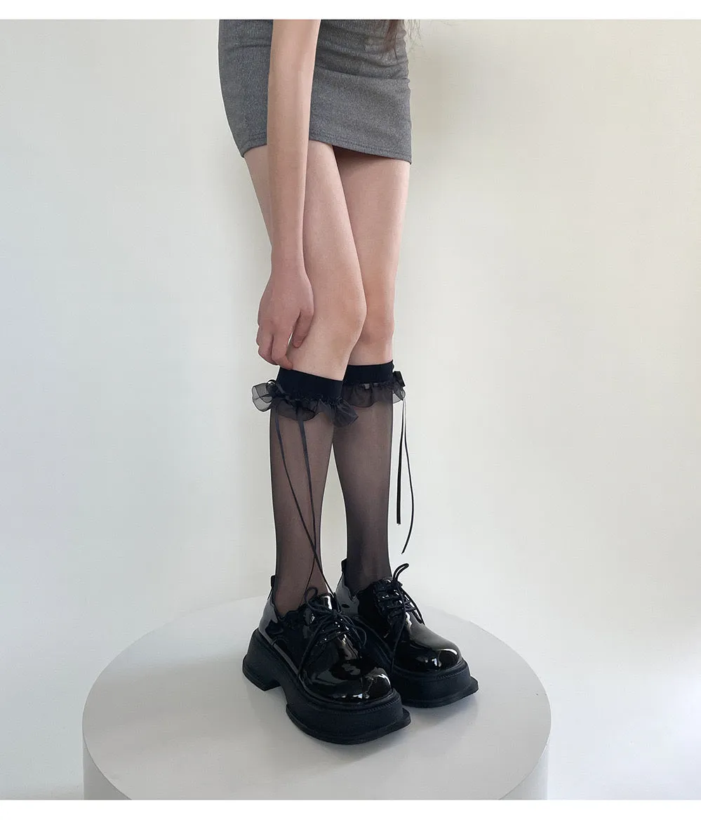 Ballerina Babydoll Below-knee Socks