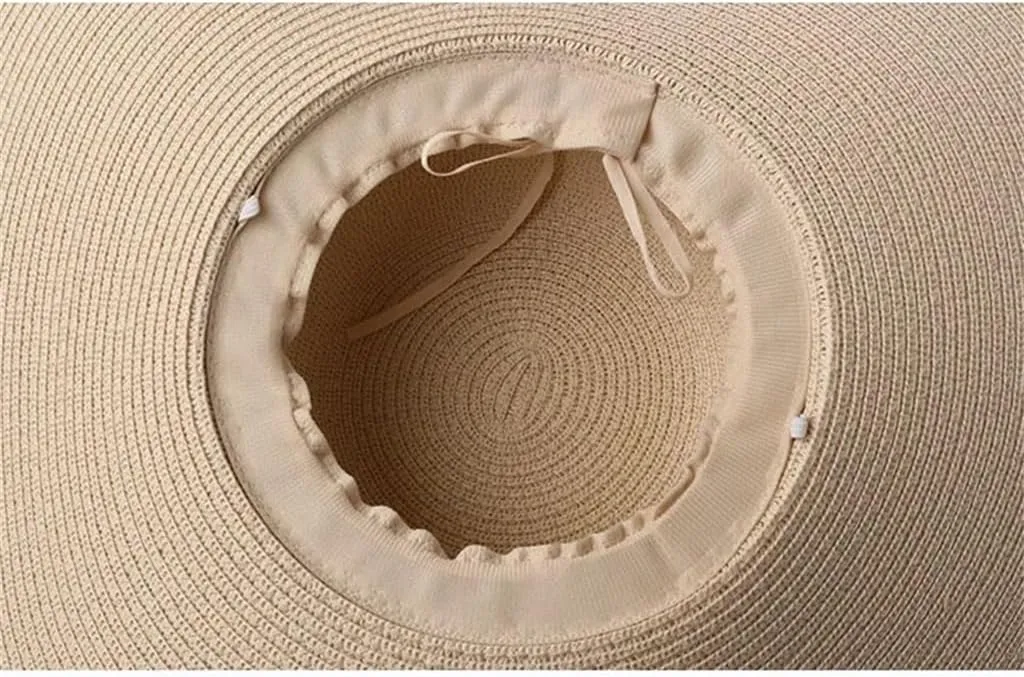 Beach Hat Women Seaside Vacation Brim Sunscreen Shade Sun Hat