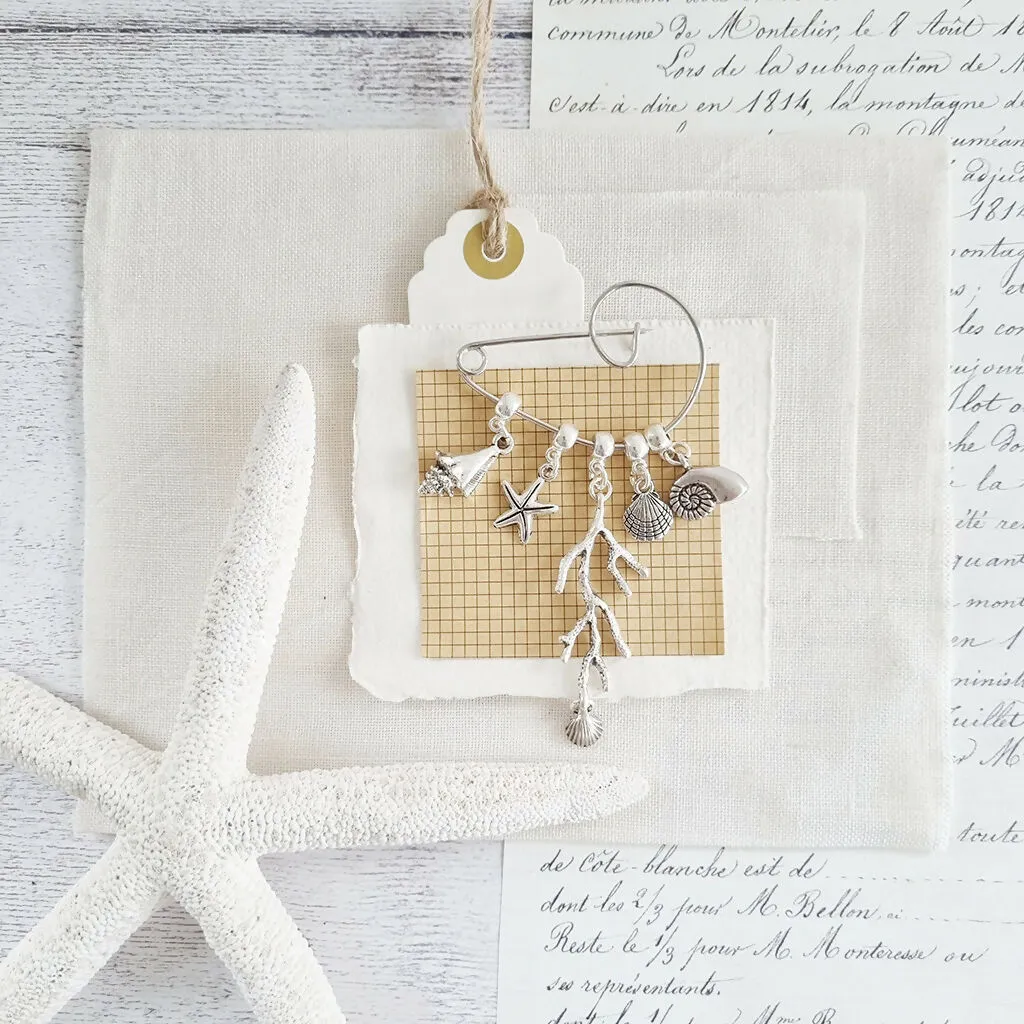 Beachcombing Swirl Pin Brooch