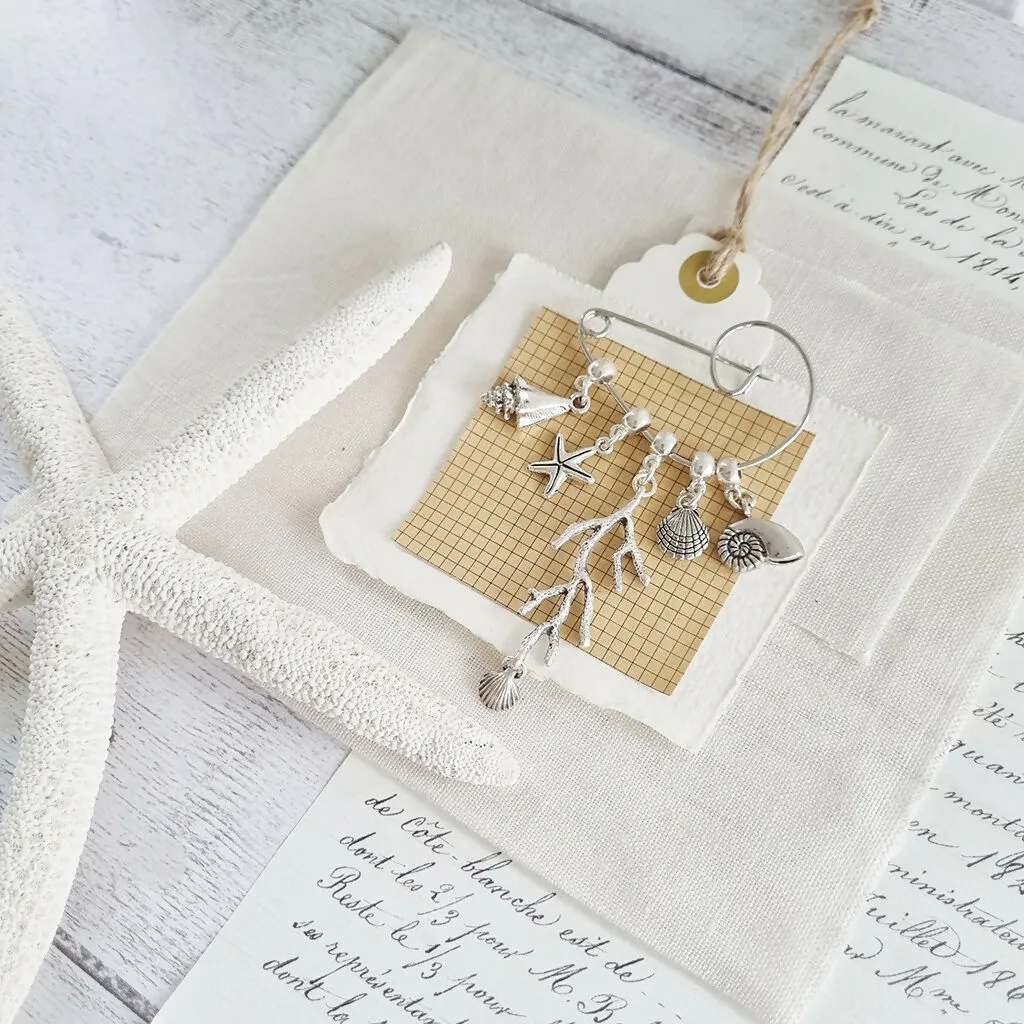 Beachcombing Swirl Pin Brooch