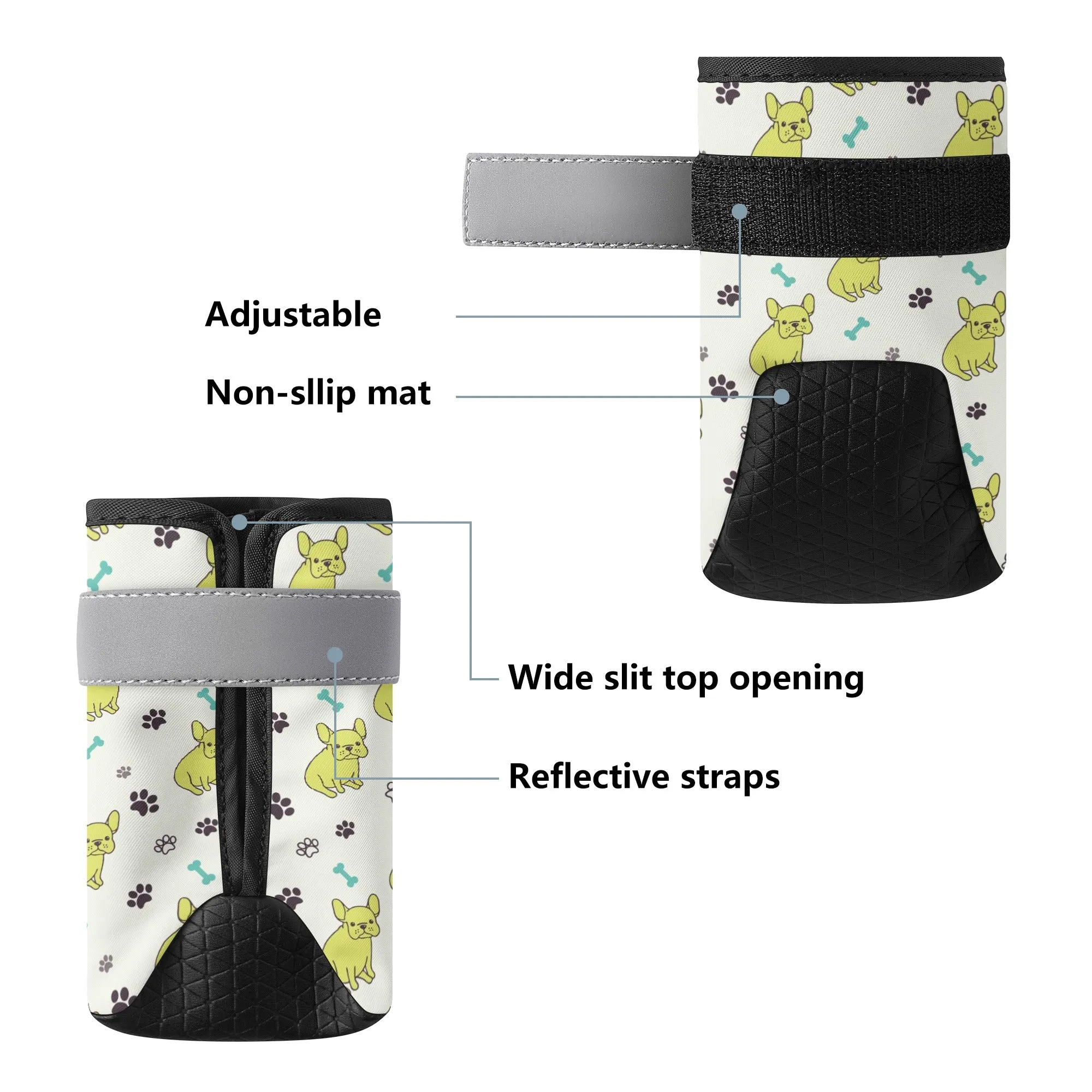 Bear - Premium Dog Socks & Boots for French Bulldogs