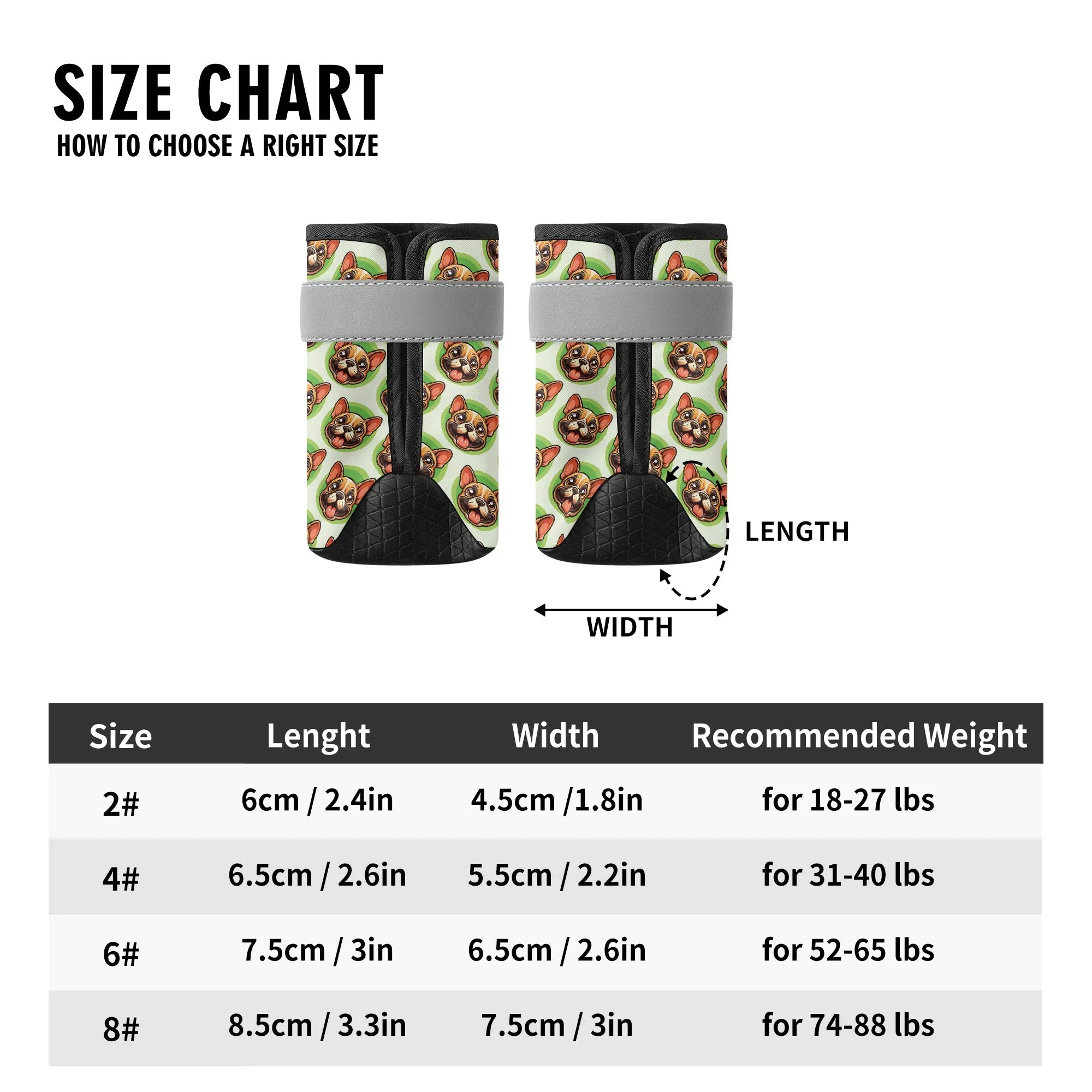 Bentley - Premium Dog Socks & Boots for French Bulldogs