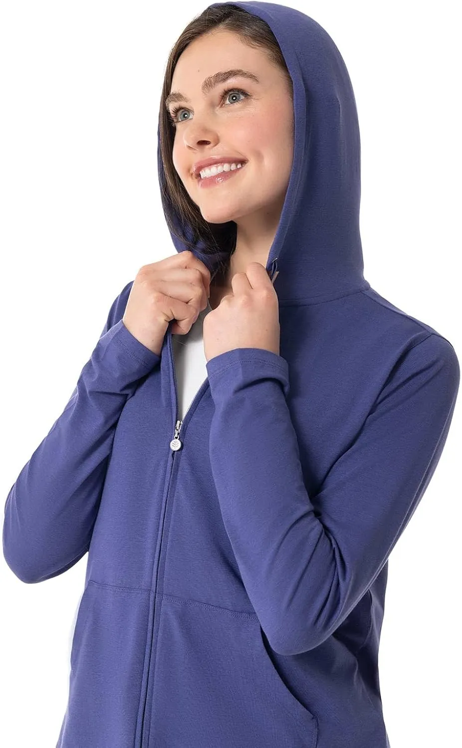 Coolibar UPF 50  Women's Seaside Hoodie - Sun Protective