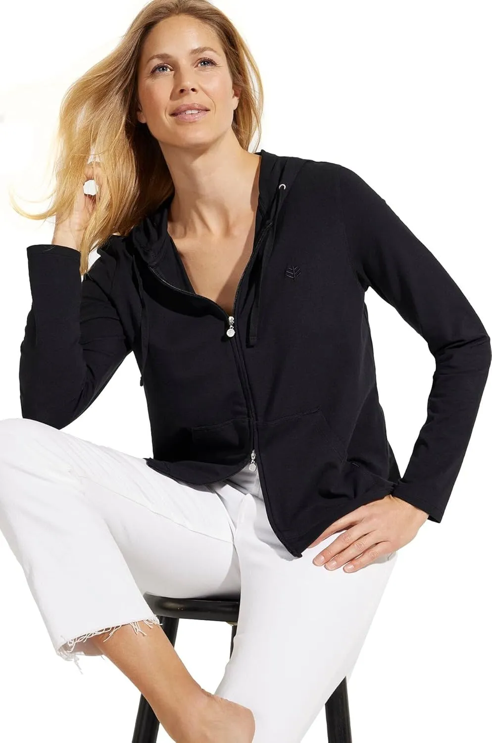 Coolibar UPF 50  Women's Seaside Hoodie - Sun Protective