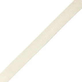Cotton Webbing - Lightweight - Natural and Black (By the Yard)