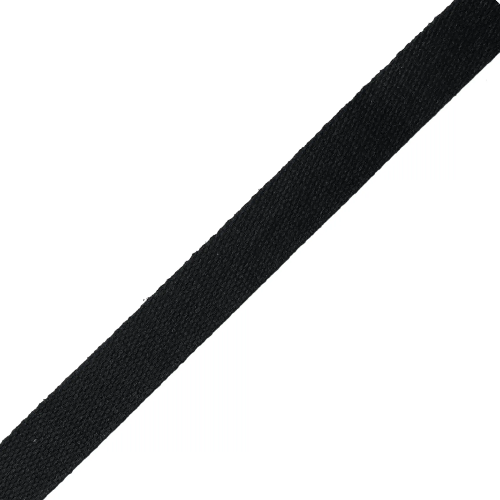 Cotton Webbing - Lightweight - Natural and Black (By the Yard)