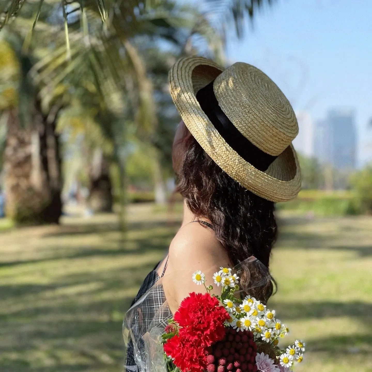 Crimping Brim Sun Hat Women Sun Hat Seaside Sunscreen Beach Hat