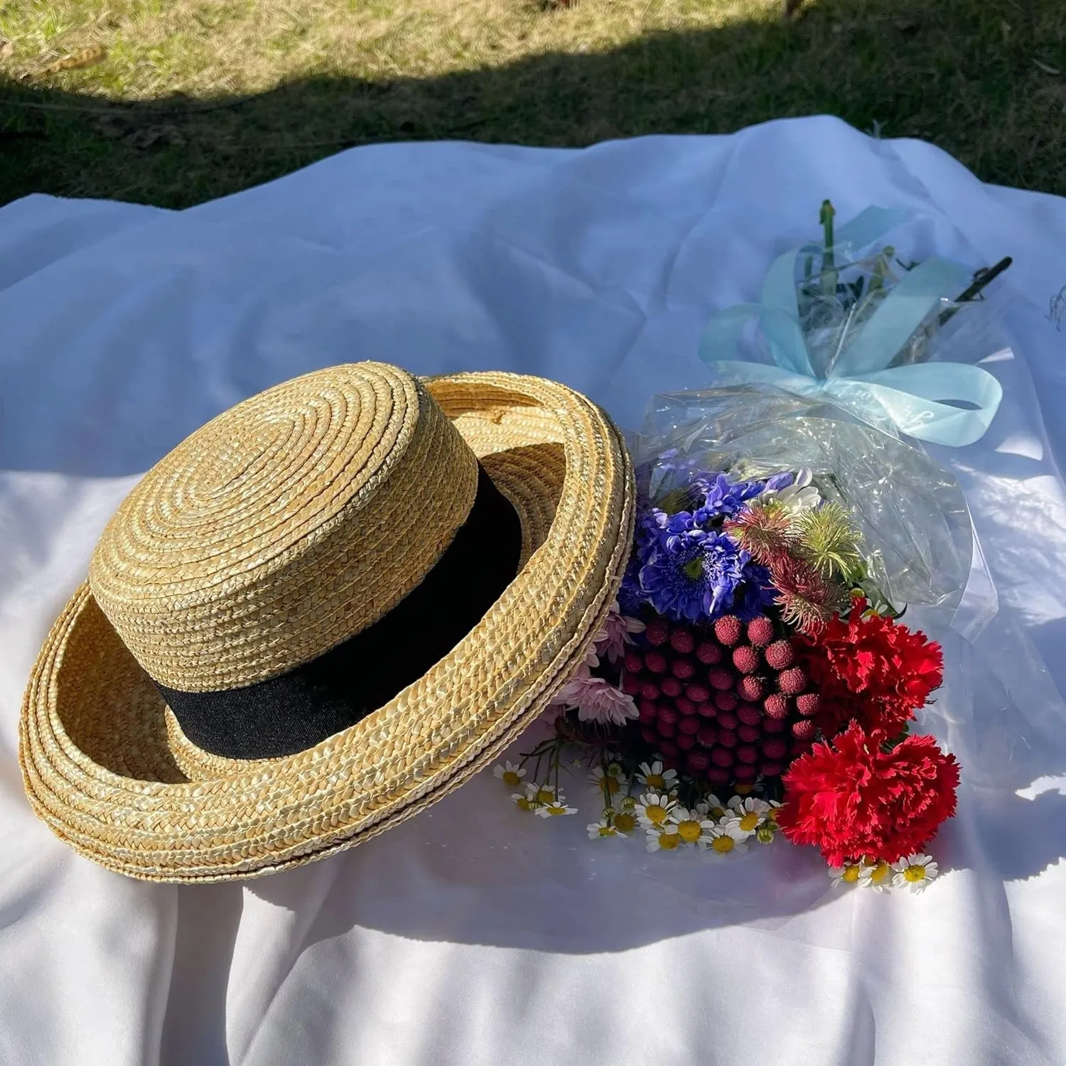 Crimping Brim Sun Hat Women Sun Hat Seaside Sunscreen Beach Hat