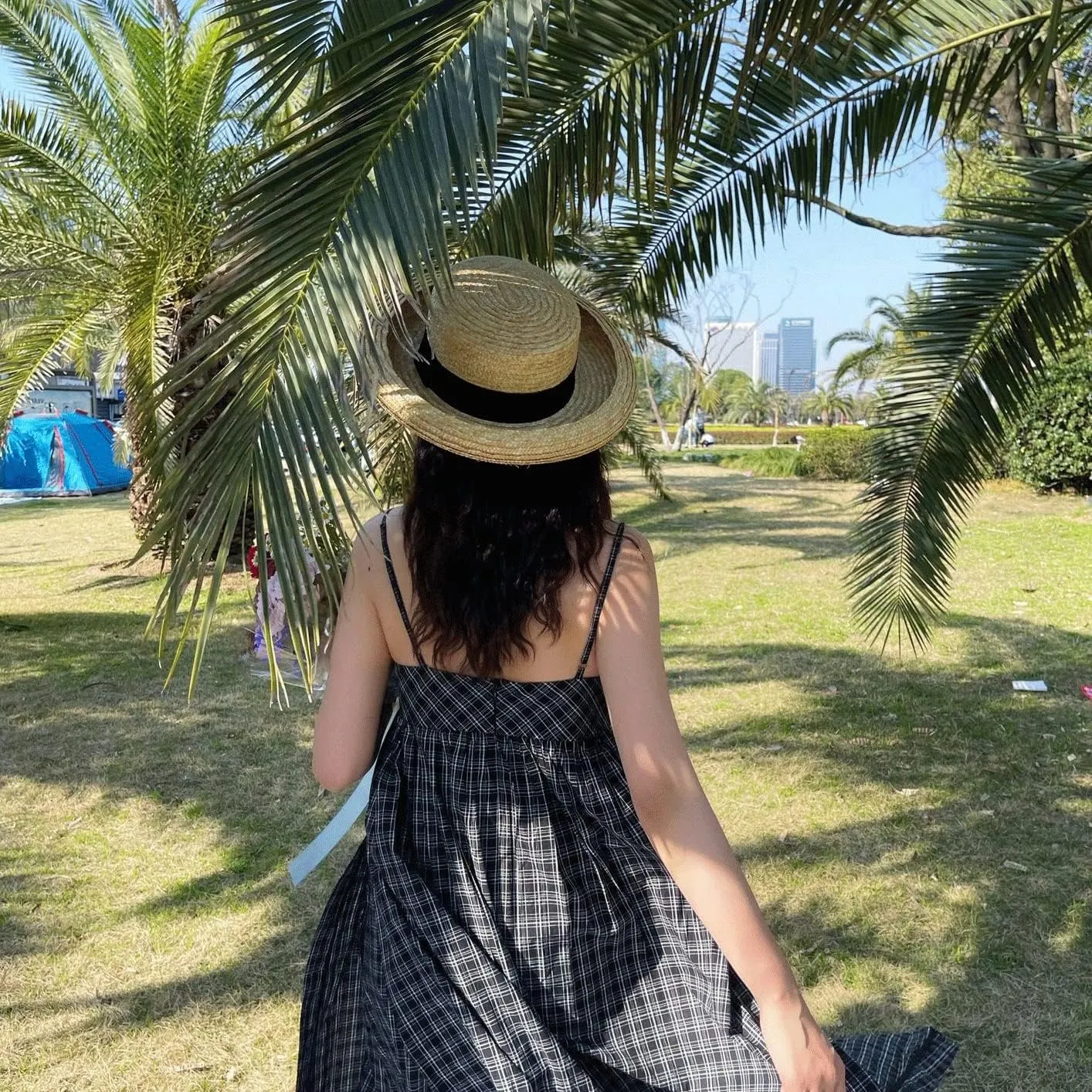 Crimping Brim Sun Hat Women Sun Hat Seaside Sunscreen Beach Hat