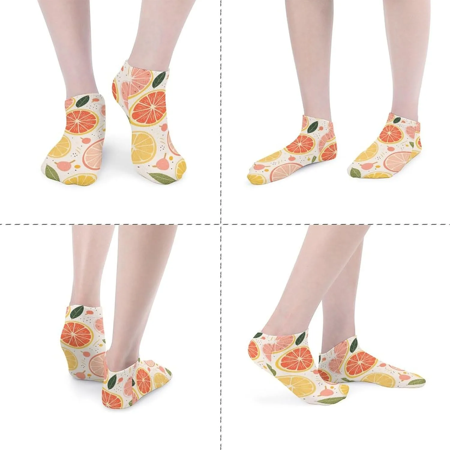 Cushion Ankle Running Socks Colorful Marble Pastel Blue Purple Low Cut Breathable Athletic Socks for Men Women 5 Pairs