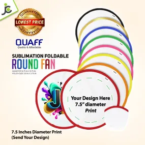 Customize Foldable Round Fan 100pcs