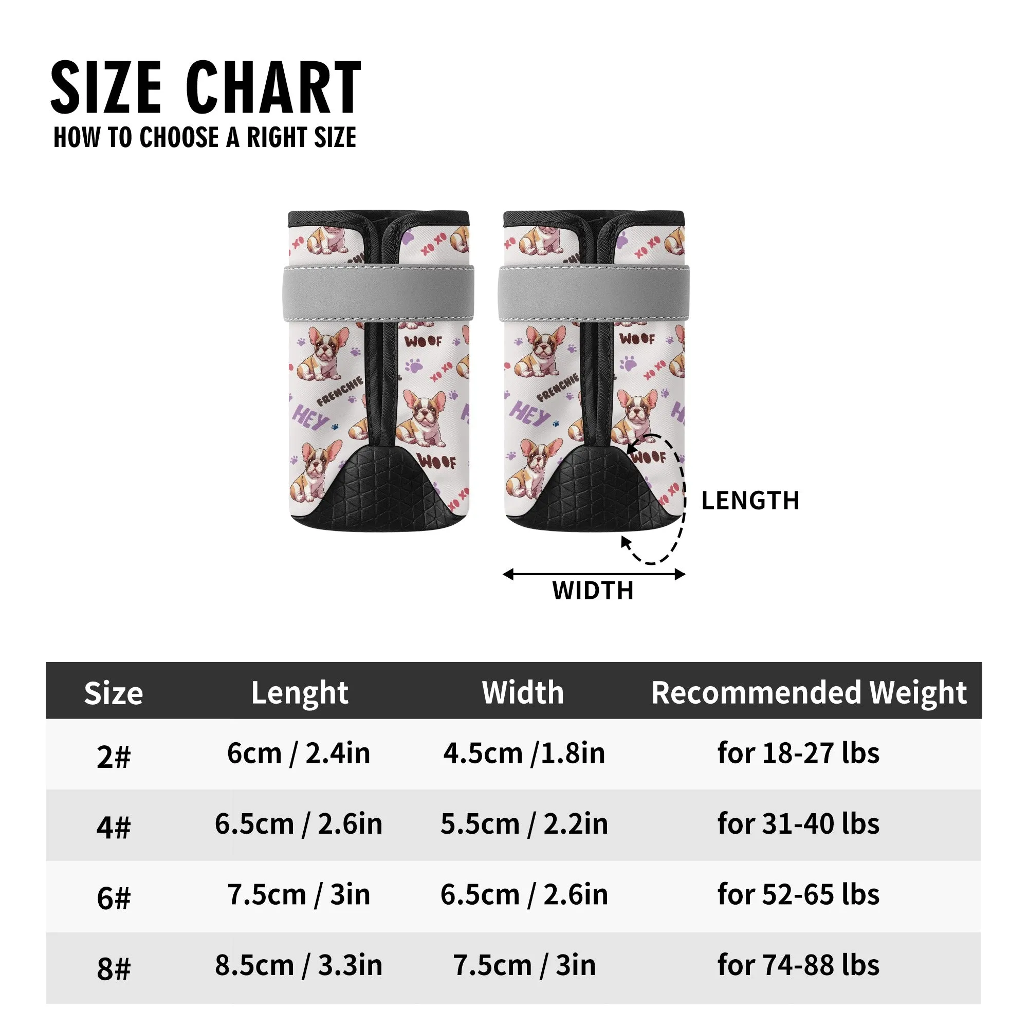 Eric - Premium Dog Socks & Boots for French Bulldogs