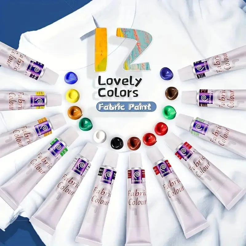 Fabric Paint 12pc
