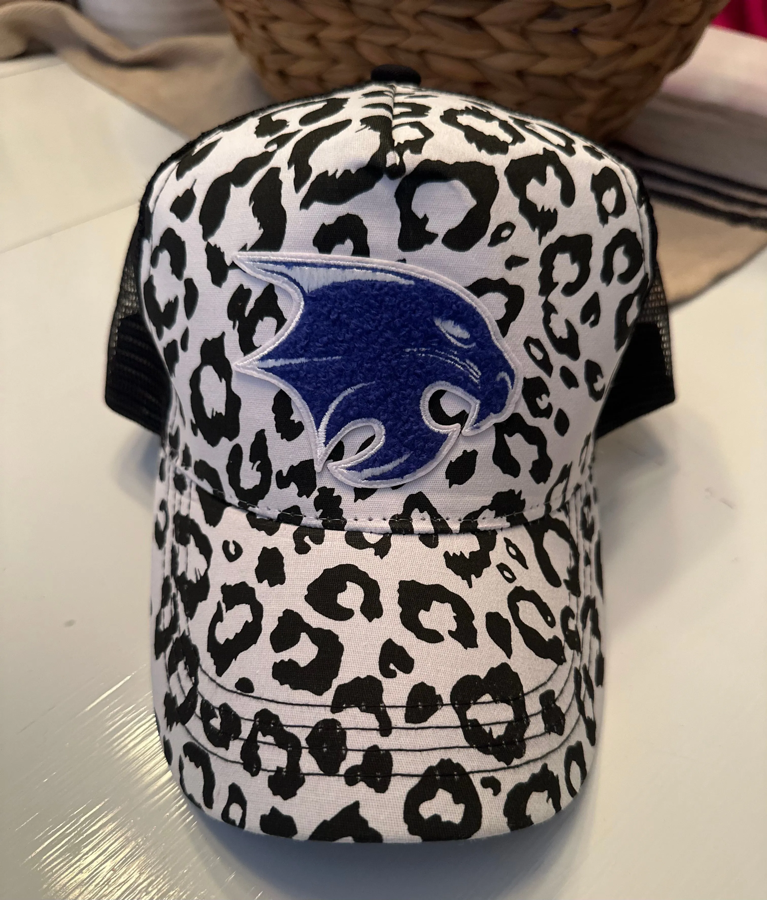 Fuzzy Bobcat Chenille Patch Trucker Hats (Various Styles)