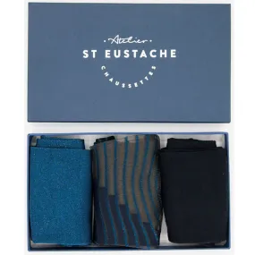 GIFT BOX 3 PAIRS - BLUE