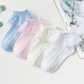 Girls Mixed PAstel Ankle Socks Pack of Ten pairs