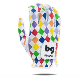 GOLF GLOVE - ARGYLE MESH - CABRETTA LEATHER