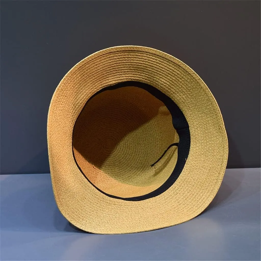 Hat Female Outdoor Outing Sun Protection Sun Hat Seaside Beach Holiday Sun Hat(D)