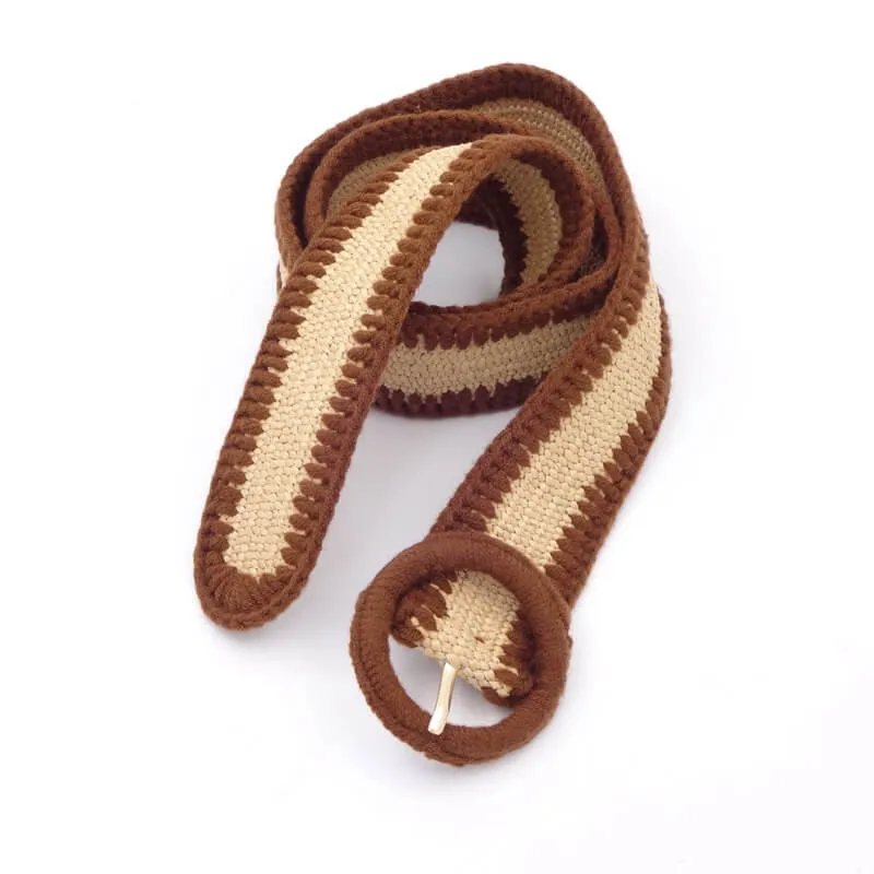 Knitted Belt Granola Girl Aesthetic
