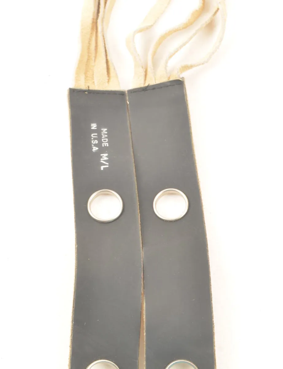 Leather Fringed Fashion Belt - L
