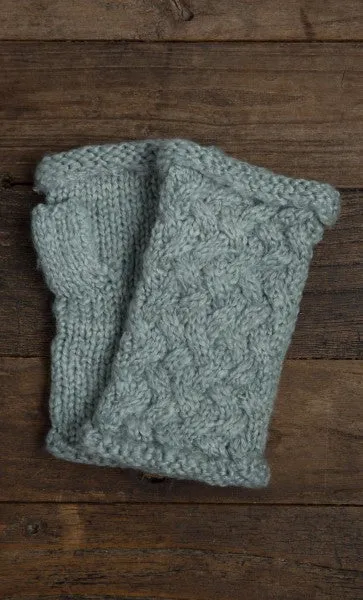 Lemon Marshmallow fingerless glove-Spearmint