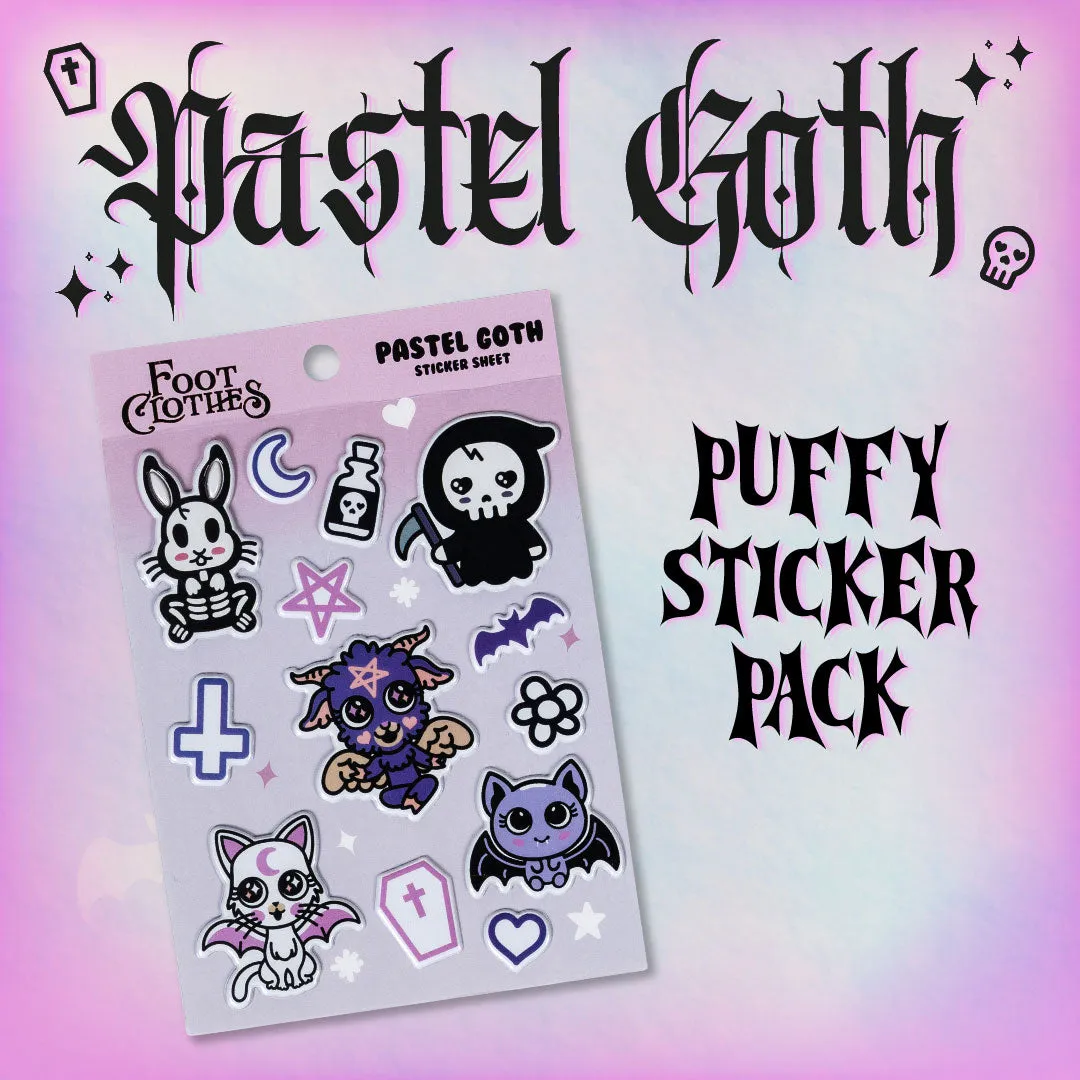 LIMITED Pastel Goth Crew Sock Totes Adorbs Gift Pack