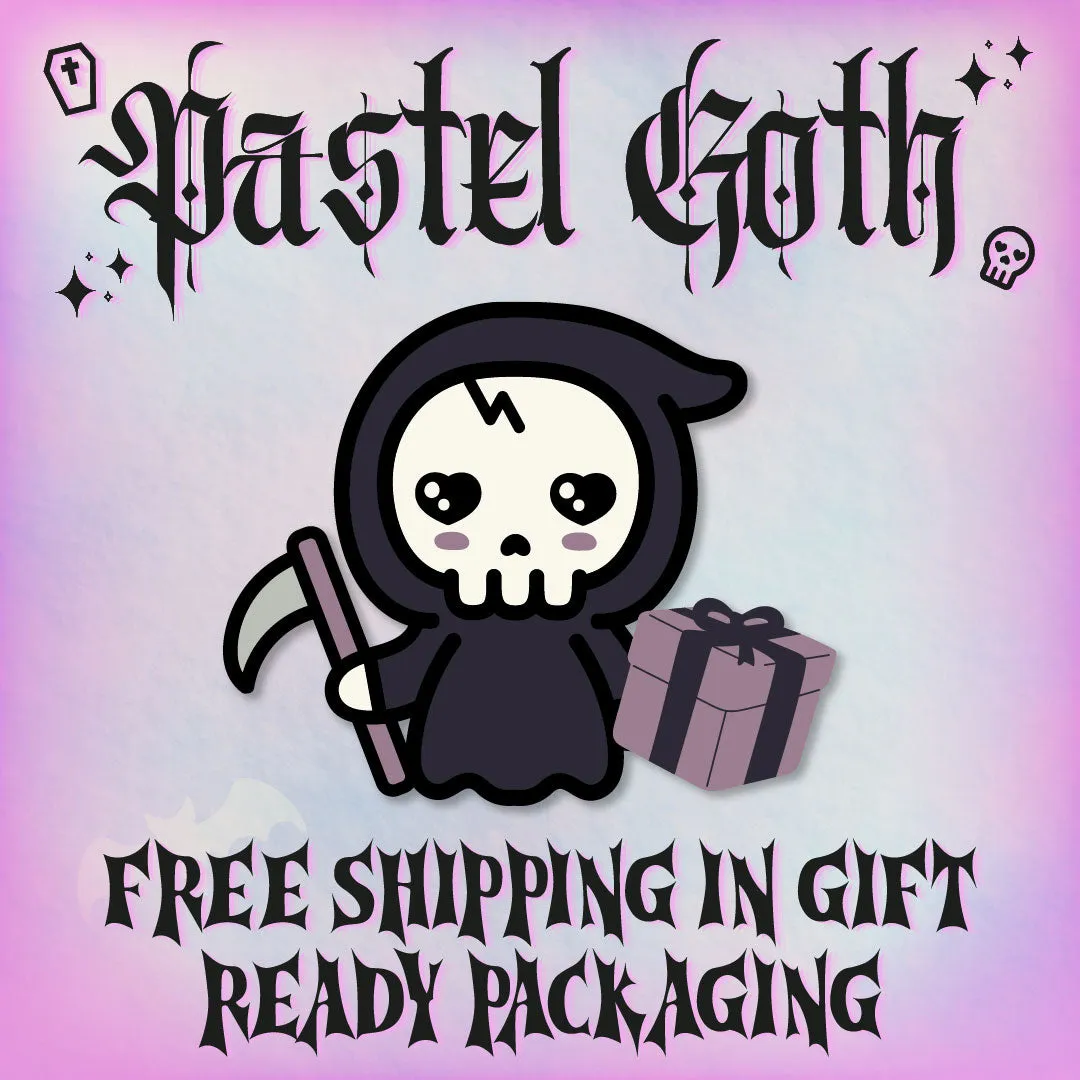 LIMITED Pastel Goth Crew Sock Totes Adorbs Gift Pack