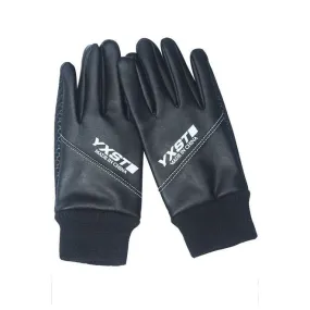 Men Windproof & Warm Letter Pattern Pu Leather Gloves - MG55405