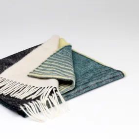 Merino Lambswool Scarf In Jasmin Ombre