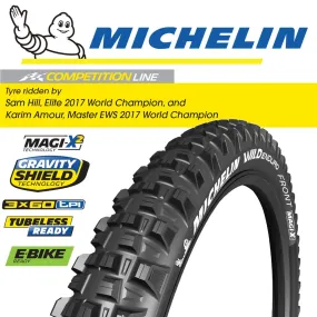 Michelin Wild Enduro MagiX2 29x2.4 TR Foldable Tyre Front Black