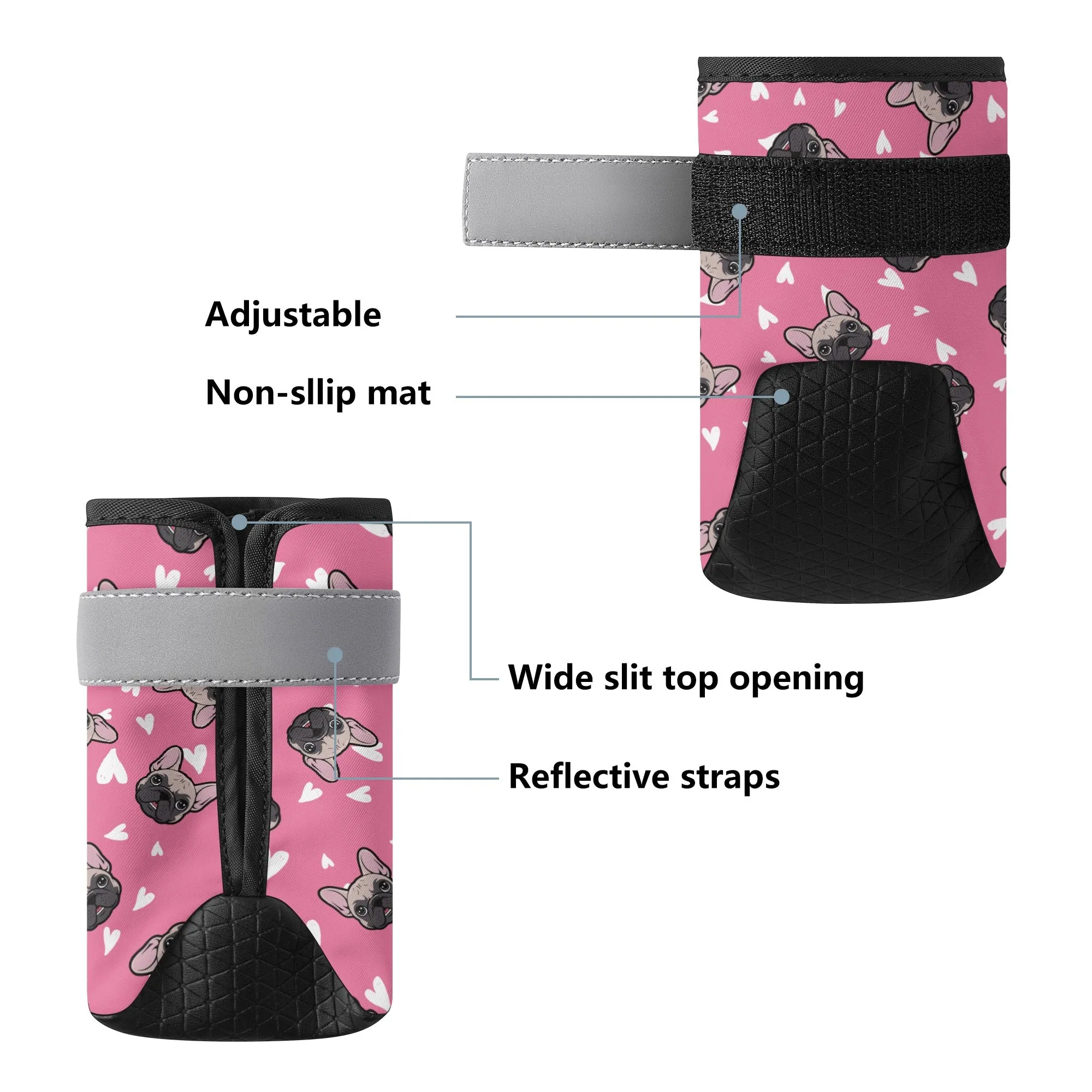 Mookie - Premium Dog Socks & Boots for French Bulldogs