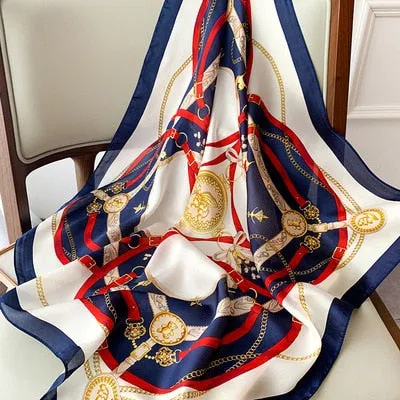 Nellou Luxury Brand Silk Scarf