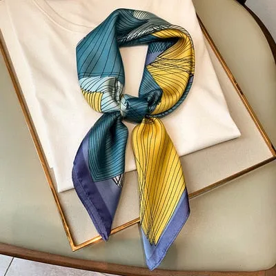 Nellou Luxury Brand Silk Scarf