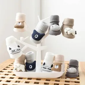 New Unisex Printed 3D Cotton Socks