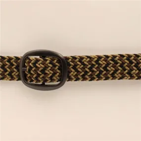 Nocona Unisex Tan Black & Chocolate Web Belt