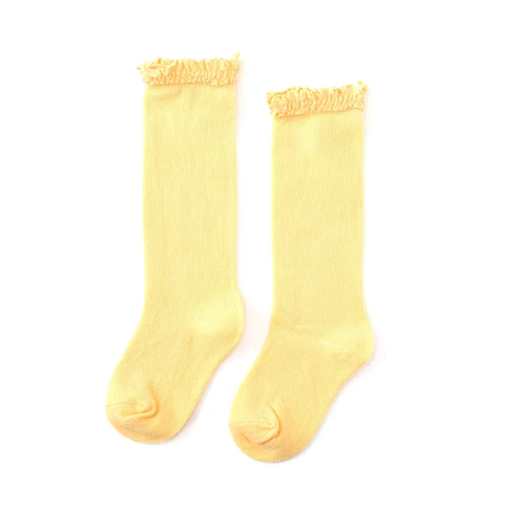 Pastel Lace Knee High Socks