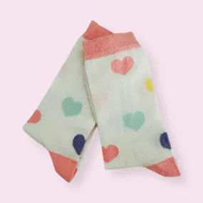 Pastel Love Hearts Socks