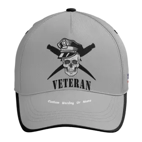 Personalized Veteran Hats, Custom Patriotic, Flag, Camo Cap, Best Gift for Dad, Hushand, Son
