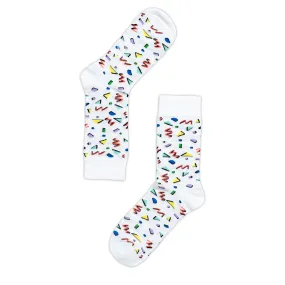 Playful Socks C 80s Day Time Party Socks