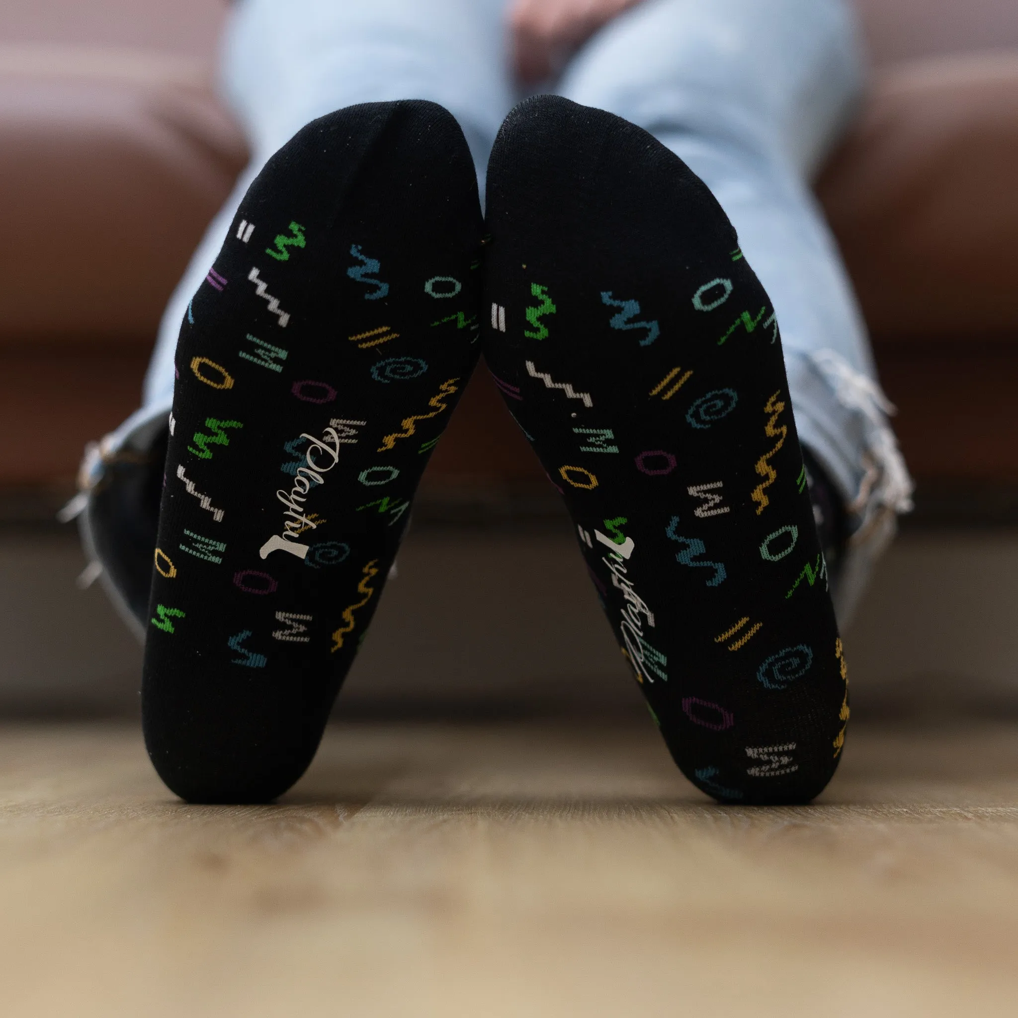 Playful Socks C 80s Night Life Socks