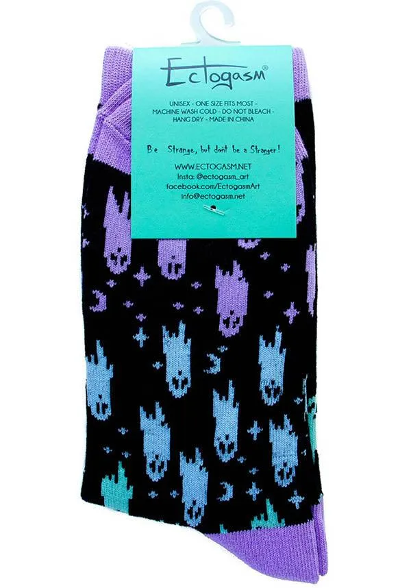 Rainbow Ghosts | CREW SOCKS