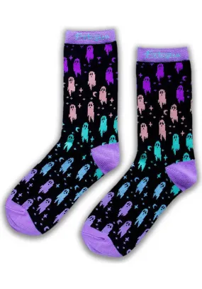 Rainbow Ghosts | CREW SOCKS