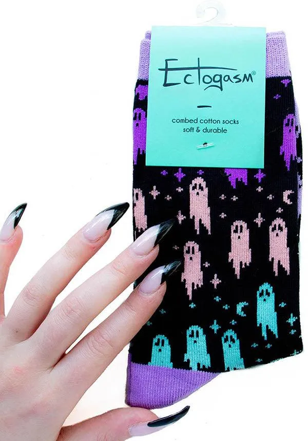 Rainbow Ghosts | CREW SOCKS