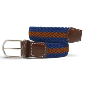 Repreve Woven Belt Blue & Brown Stripe