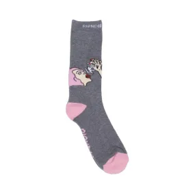 Ripndip Eat Me Socks Heather Pink